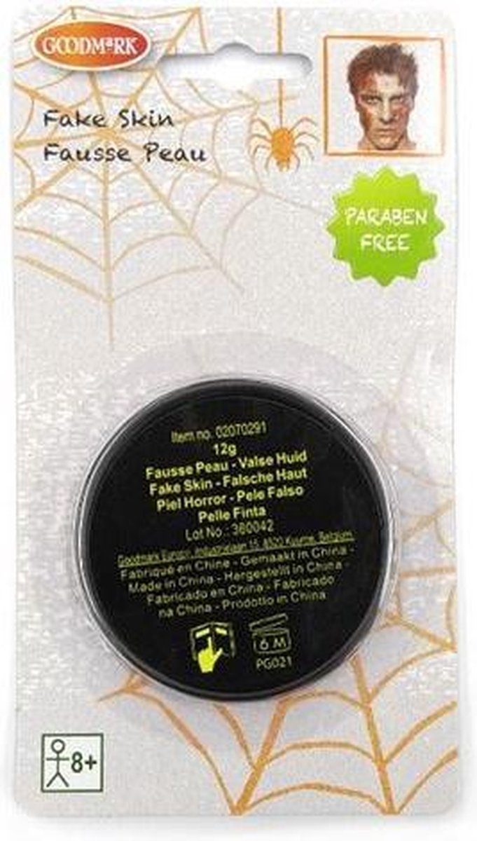 Witbaard Applicatieset Fake Skin 12 Gram Wax Transparant