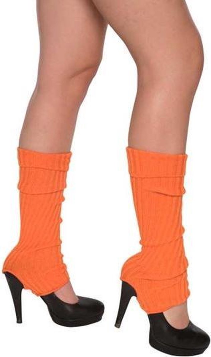 Witbaard Beenwarmers Pumps Dames 50 Cm Oranje One-size