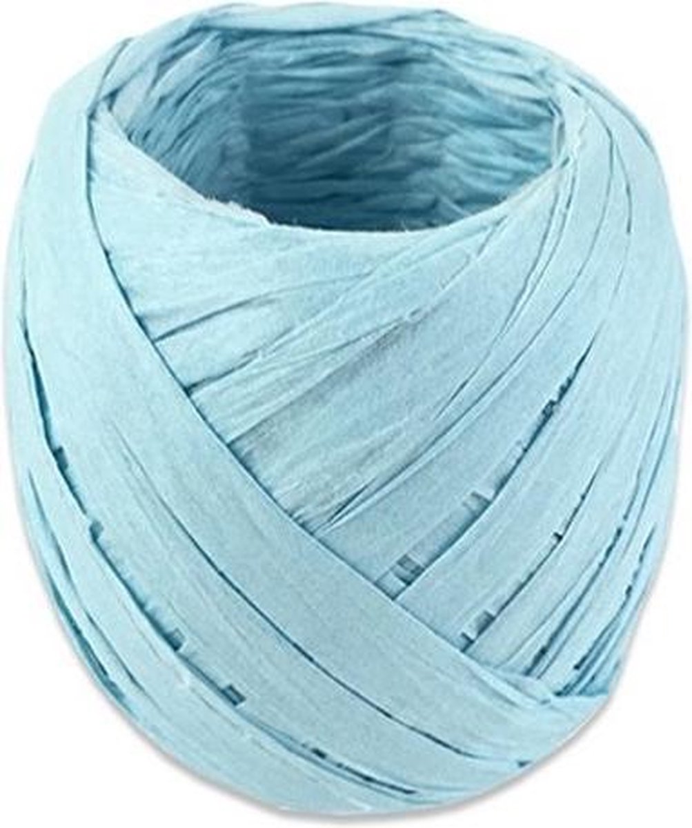 Witbaard Lint 20 Meter Papier Babyblauw