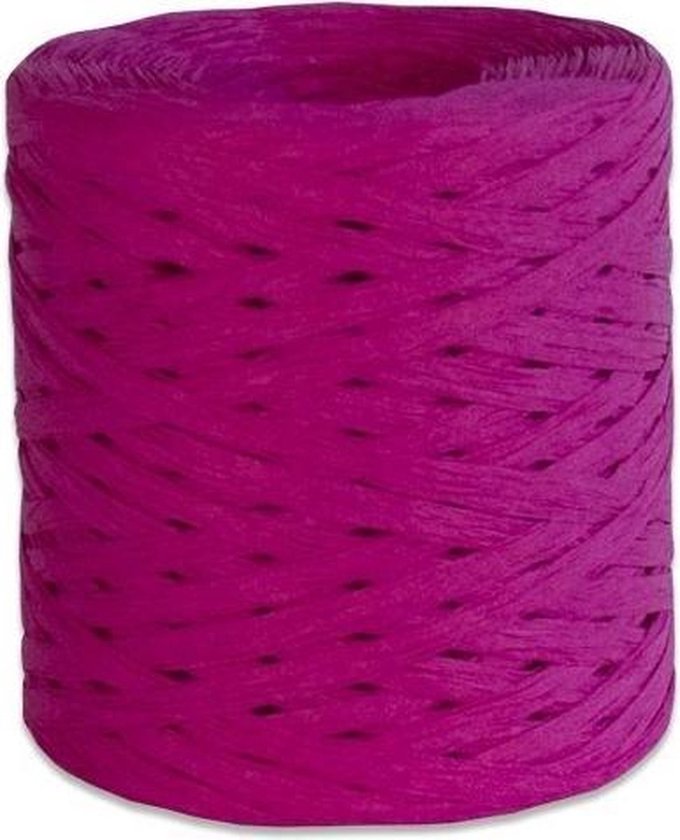 Witbaard Lint 200 Meter Papier Roze