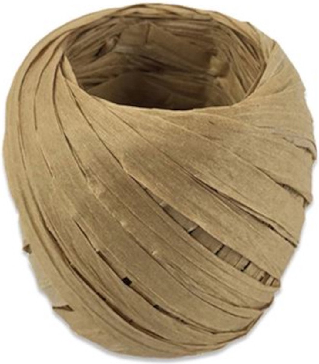 Witbaard Lint 5 Mm 20 Meter Papier Goud