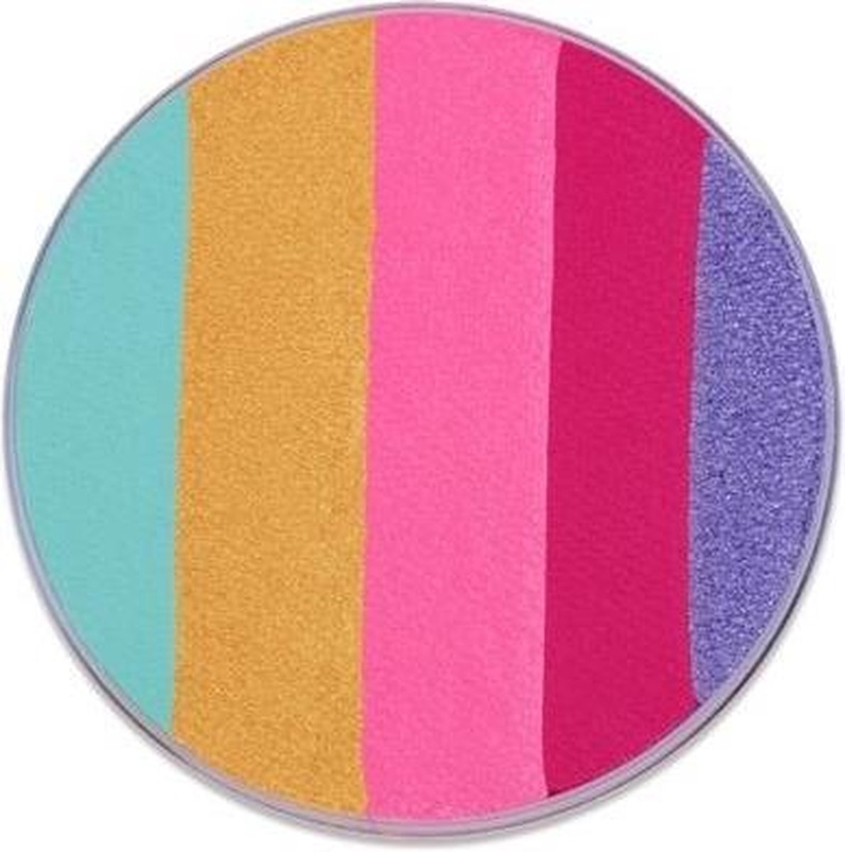 Witbaard Make-upset Candy 6 Cm Waterverf 5 Kleuren