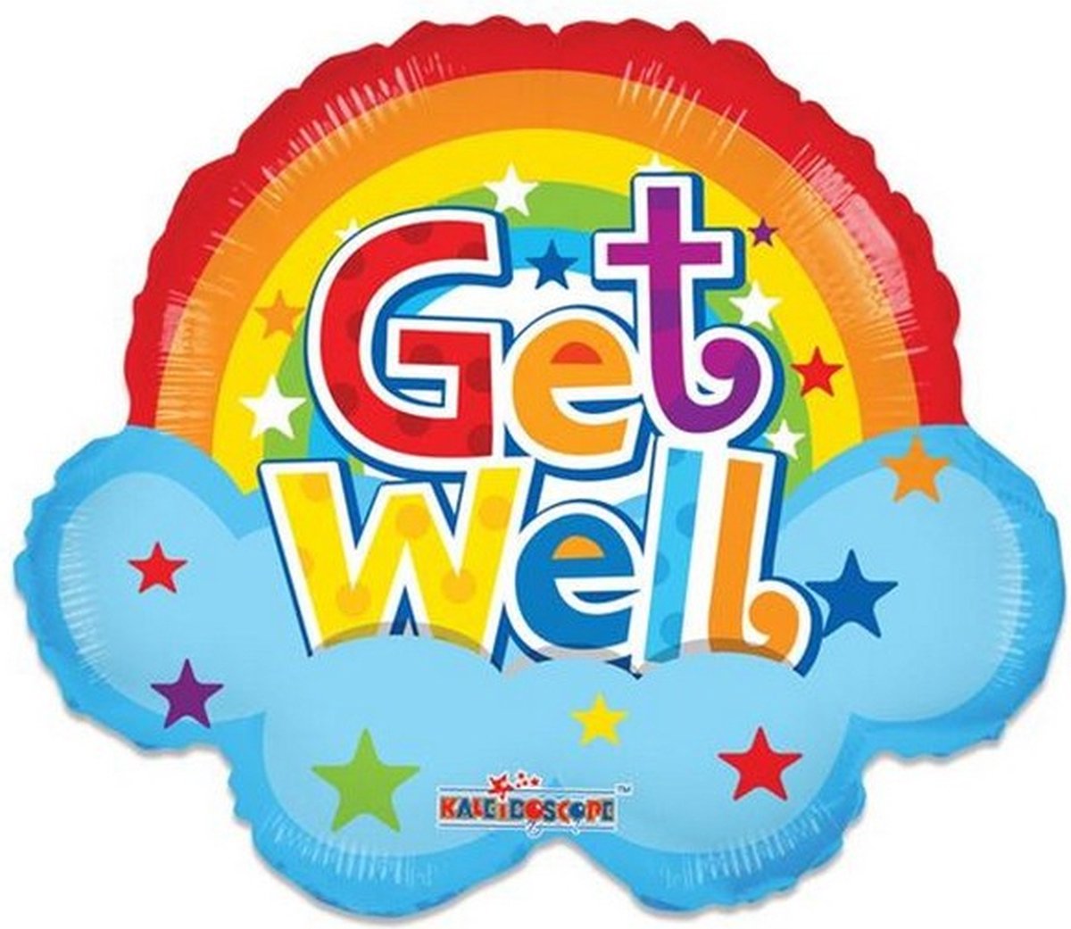 folieballon Get Well Rainbow 46 cm