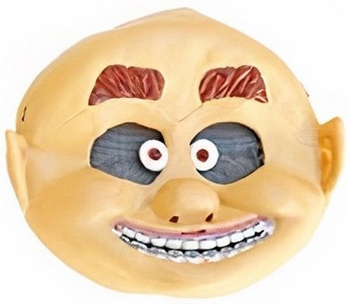 gezichtsmasker horror Beugel junior rubber geel