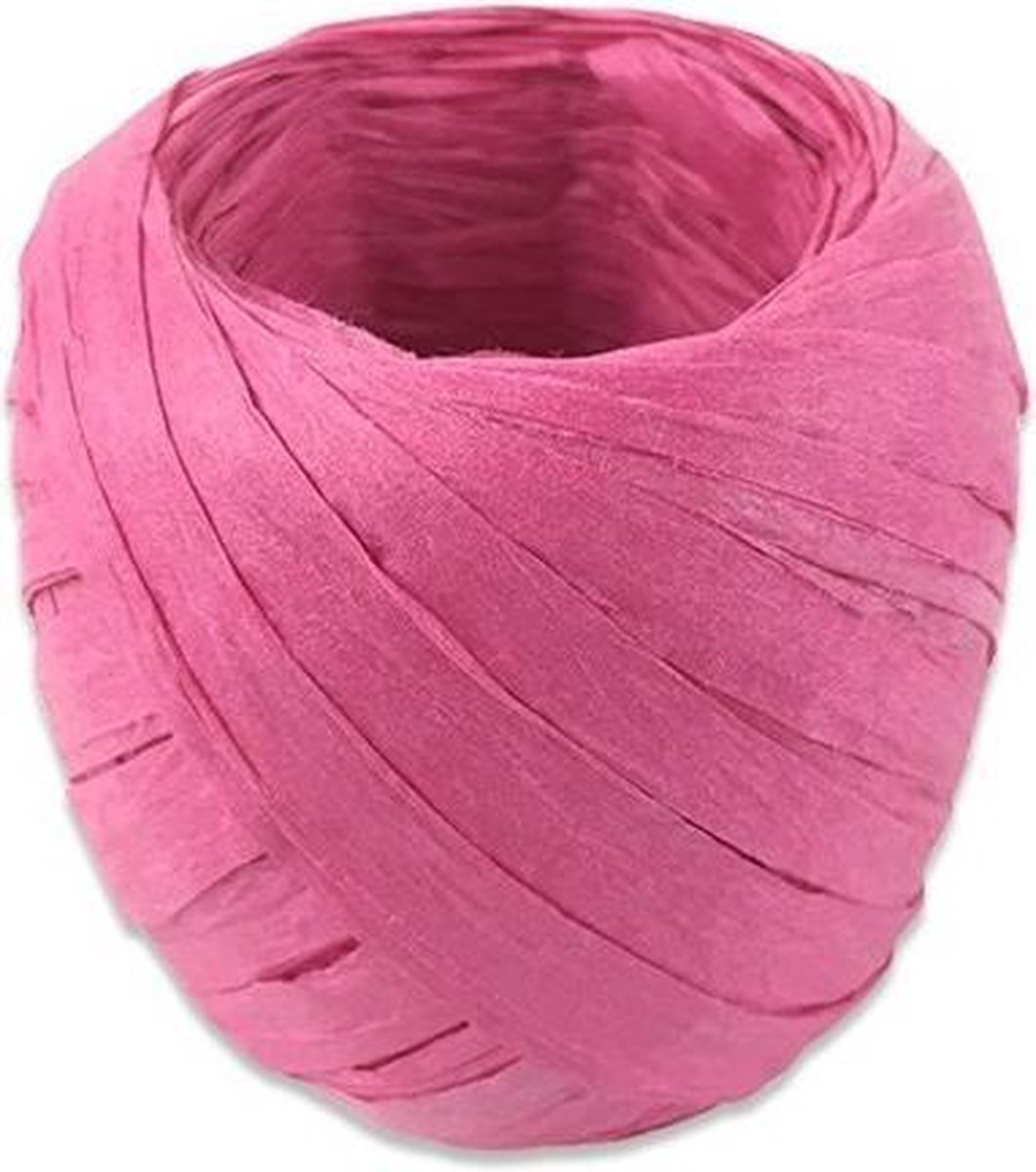 lint 20 meter papier roze