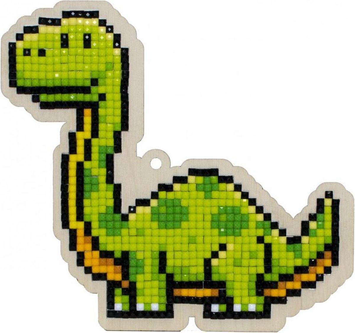 DIY - KIT Wizardi diamond painting Dinosaur Vega - 11,8 x 11,1 cm