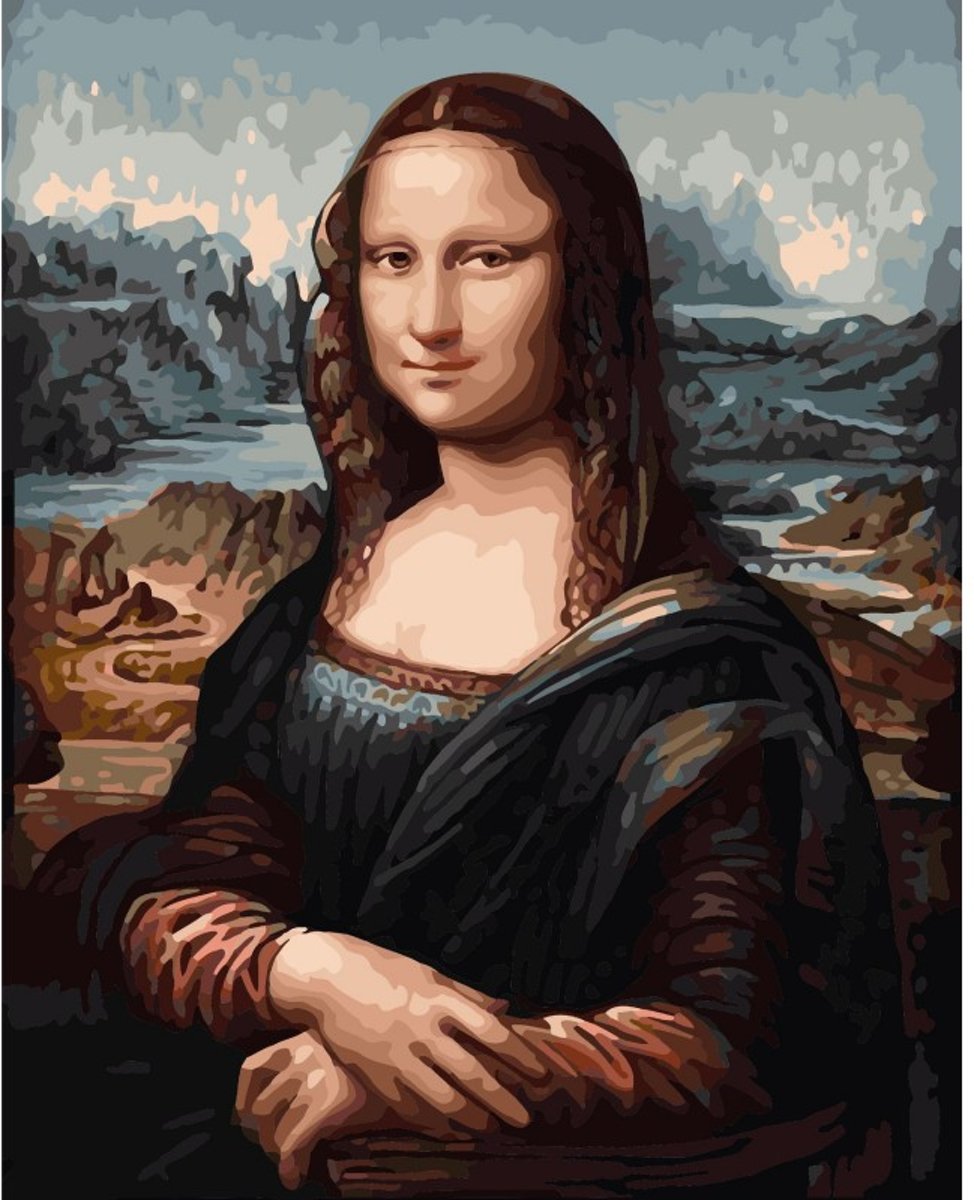 Painting by Numbers Kit Mona Lisa 40x50 cm