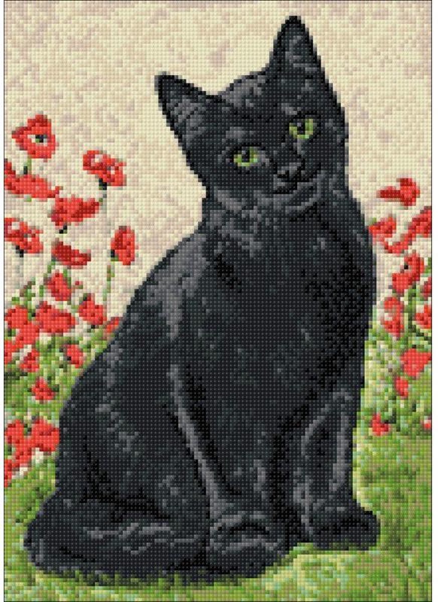 Wizardi Diamond Painting Kit Black Kitty WD208