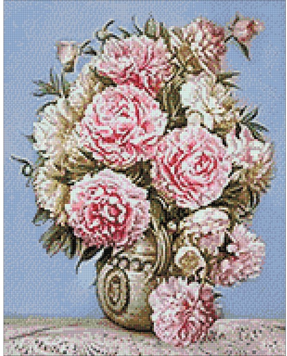   Diamond Painting Kit Puff Peonies WD001