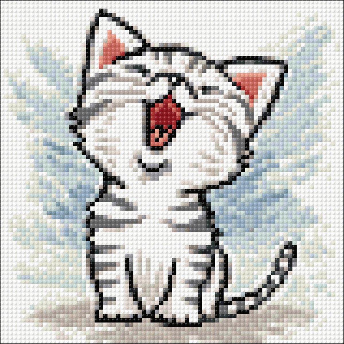   Diamond Painting Kitten Meow WD2369