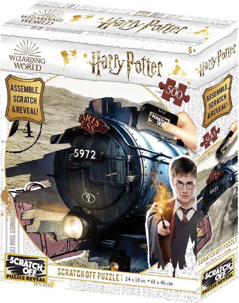 HARRY POTTER - Hogwarts Express - Scratch Puzzle 500P 61x46cm