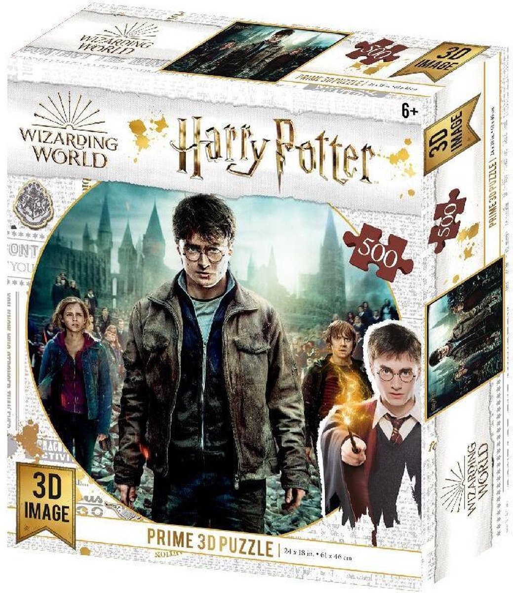 HARRY POTTER - Trio - Lenticular Puzzle 3D 500P 61x46cm