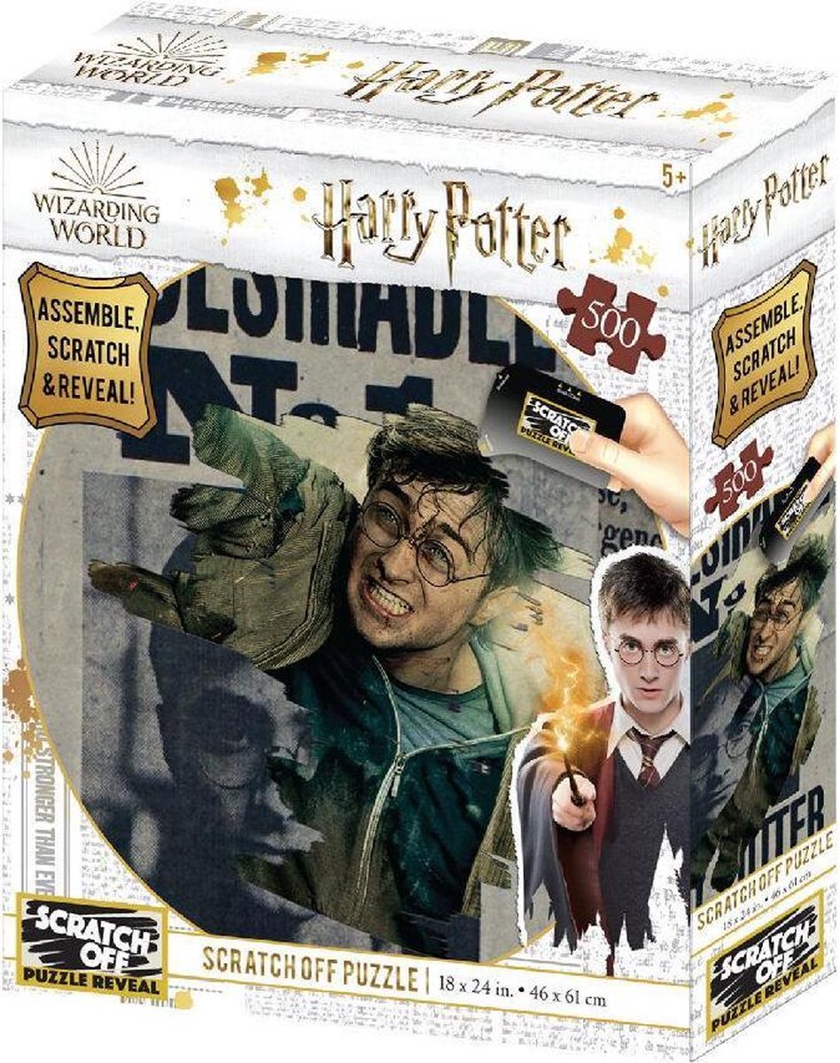 HARRY POTTER - Wanted - Scratch Puzzle 500P 61x46cm