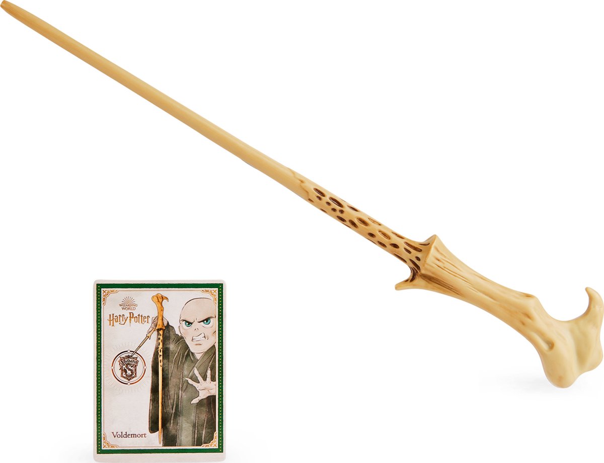 Wizarding World Harry Potter - Voldemort Toverstaf  - Met spreukenkaart - 30,5 cm