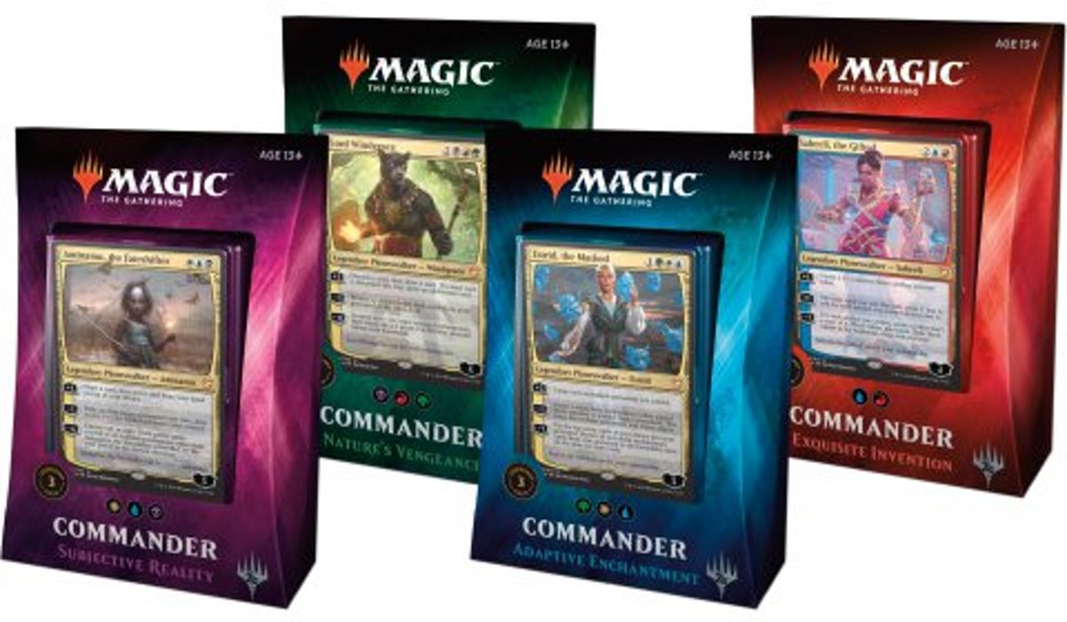 Magic The Gathering Commander 2018 Set of 4