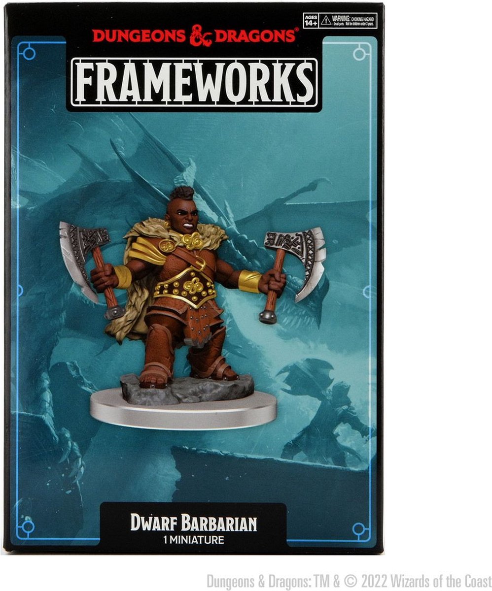 D&D Frameworks: Dwarf Barbarian Female