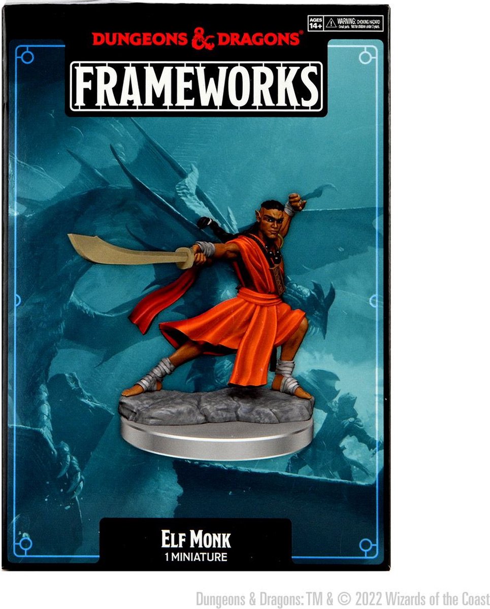 D&D Frameworks: Elf Monk Male