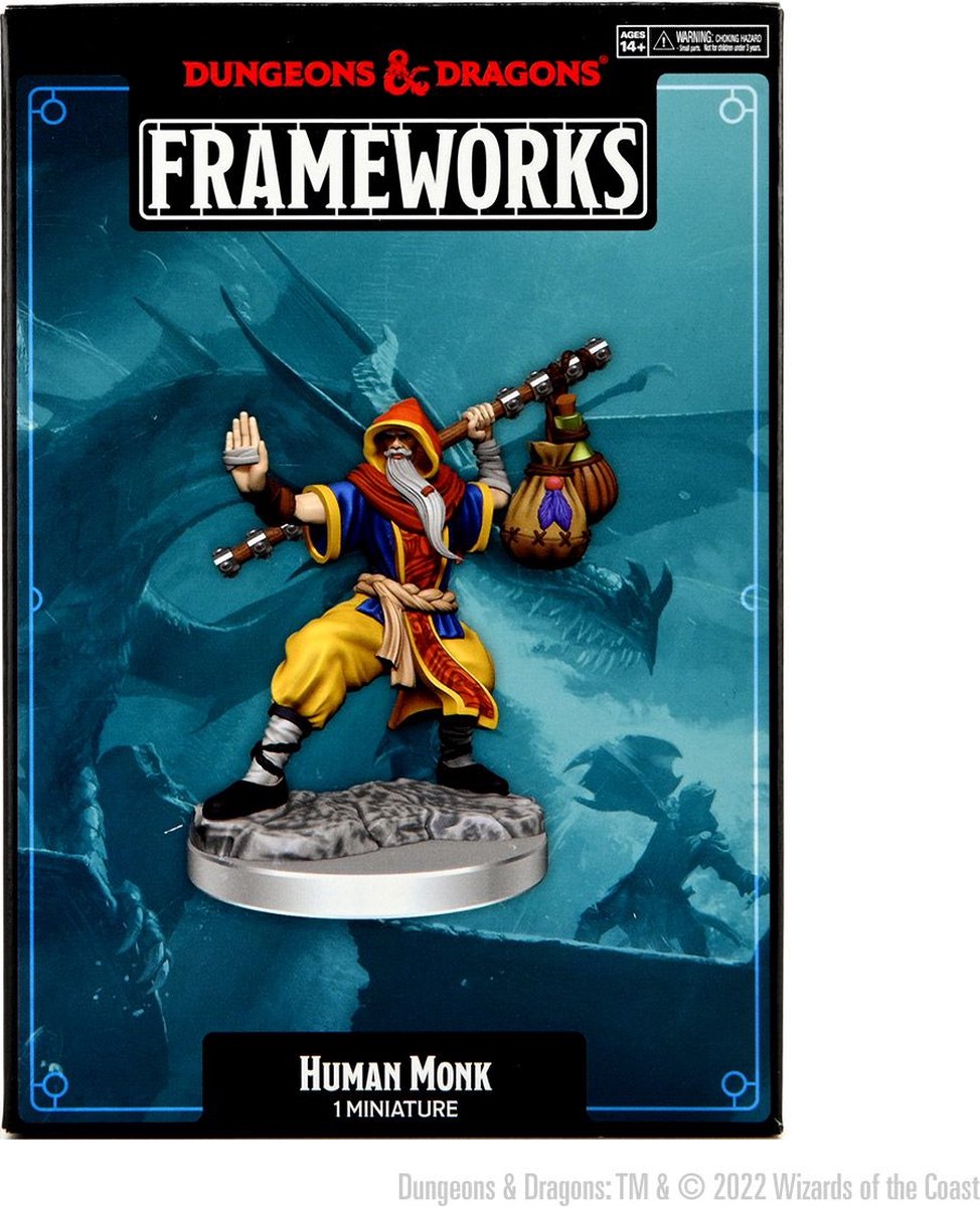 D&D Frameworks Human Monk Male