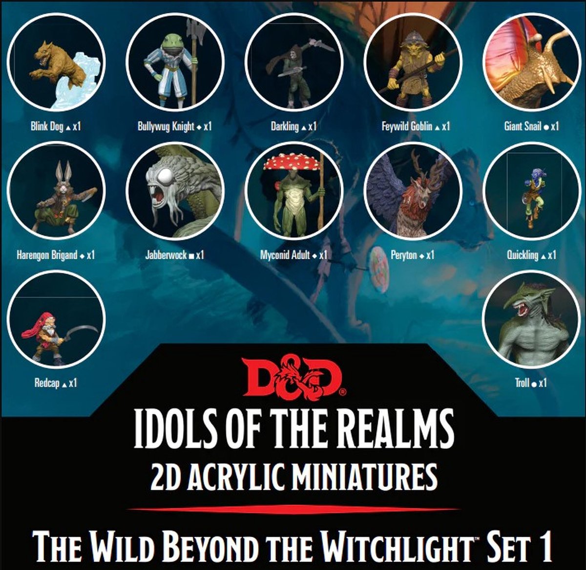 D&D Idols of the Realms 2D The Wild Beyond the Witchlight Set 1