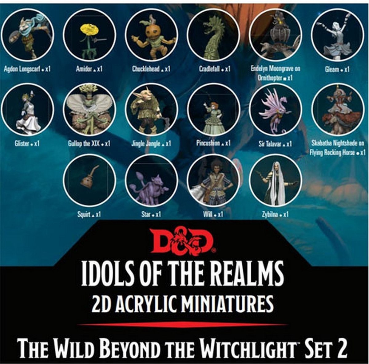 D&D Idols of the Realms 2D The Wild Beyond the Witchlight Set 2