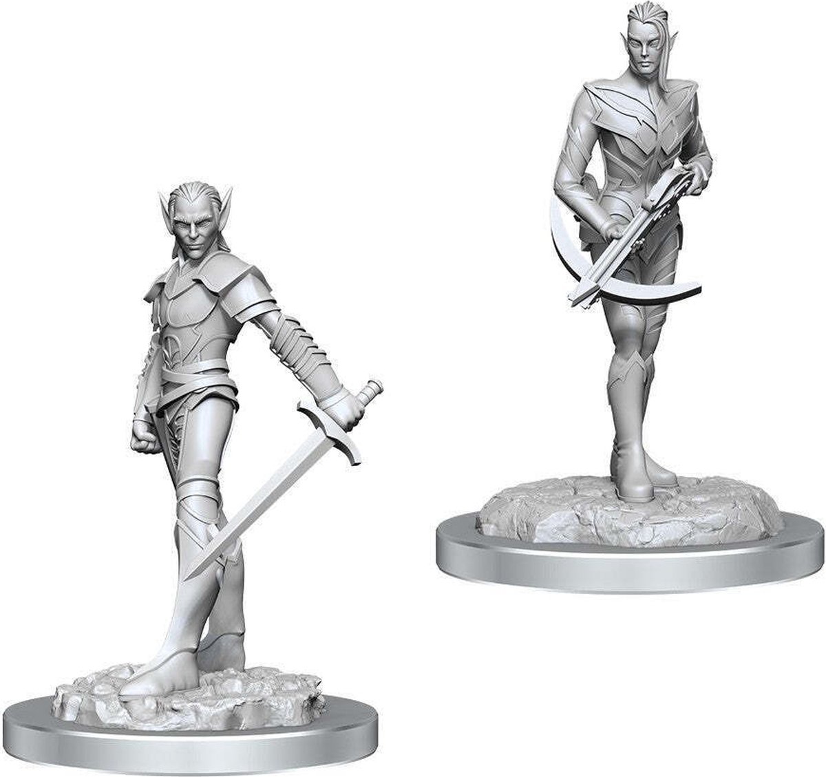 D&D Nolzurs Marvelous Miniatures Drow Fighters