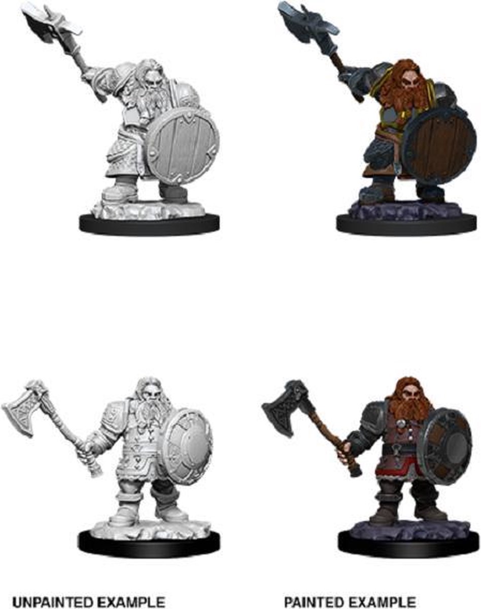 D&D Nolzurs Marvelous Miniatures Dwarf Fighter Male