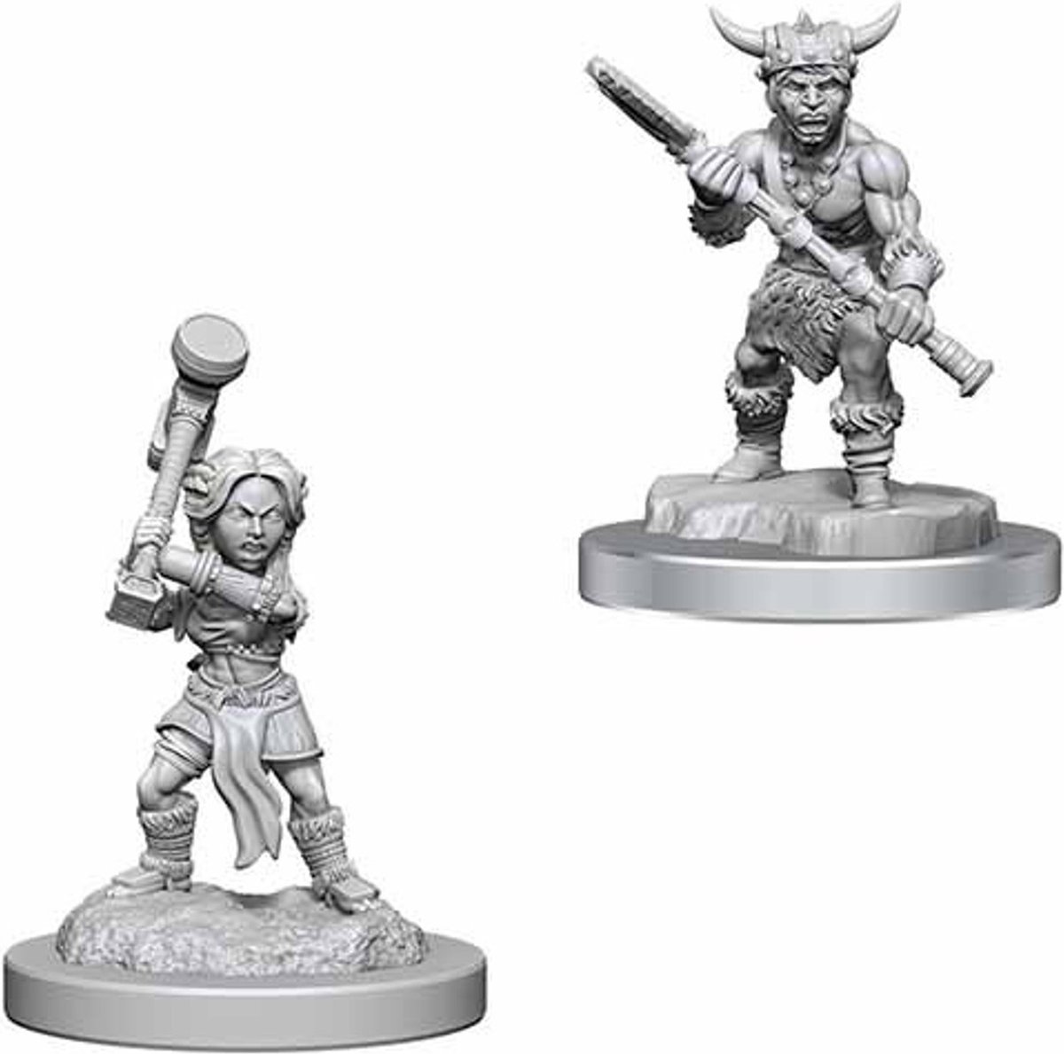 D&D Nolzurs Marvelous Miniatures Halfling Barbarians