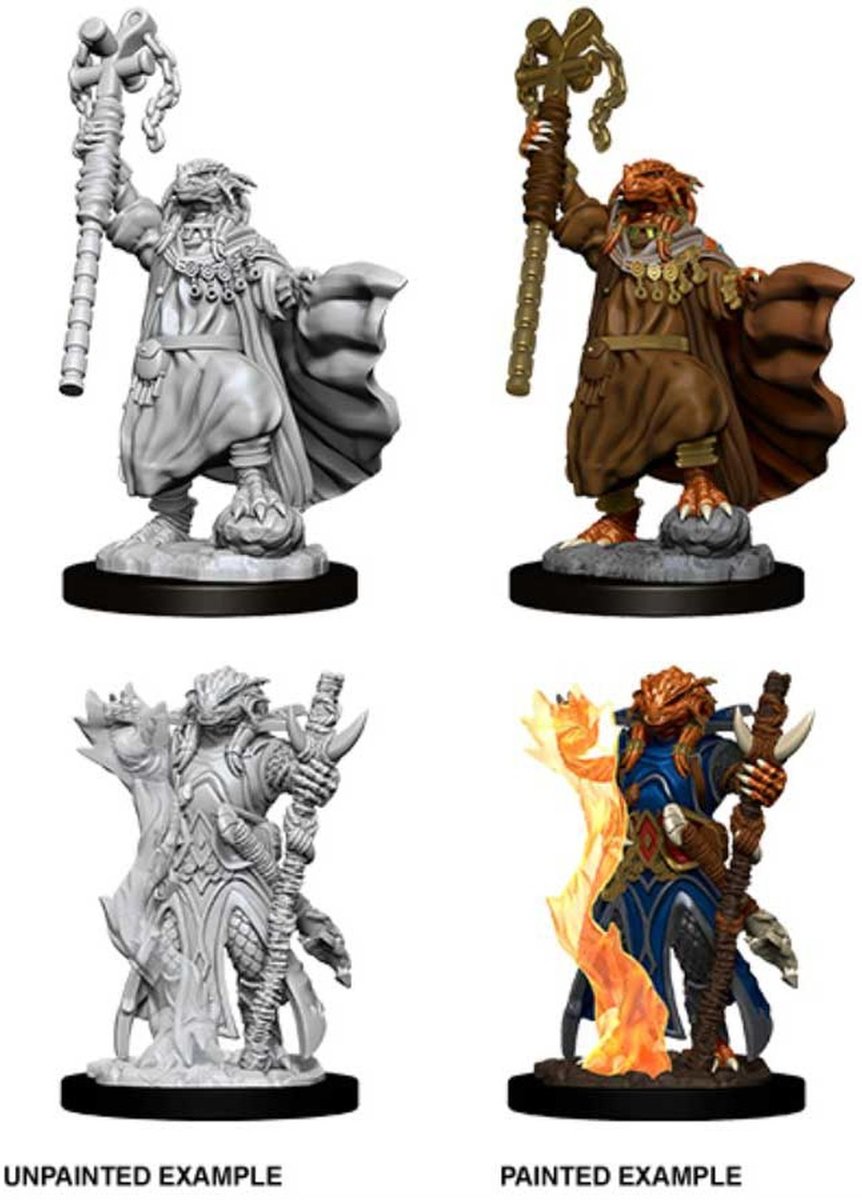 Dungeons and Dragons Nolzurs Marvelous Miniatures: Dragonborn Sorcerer, Male