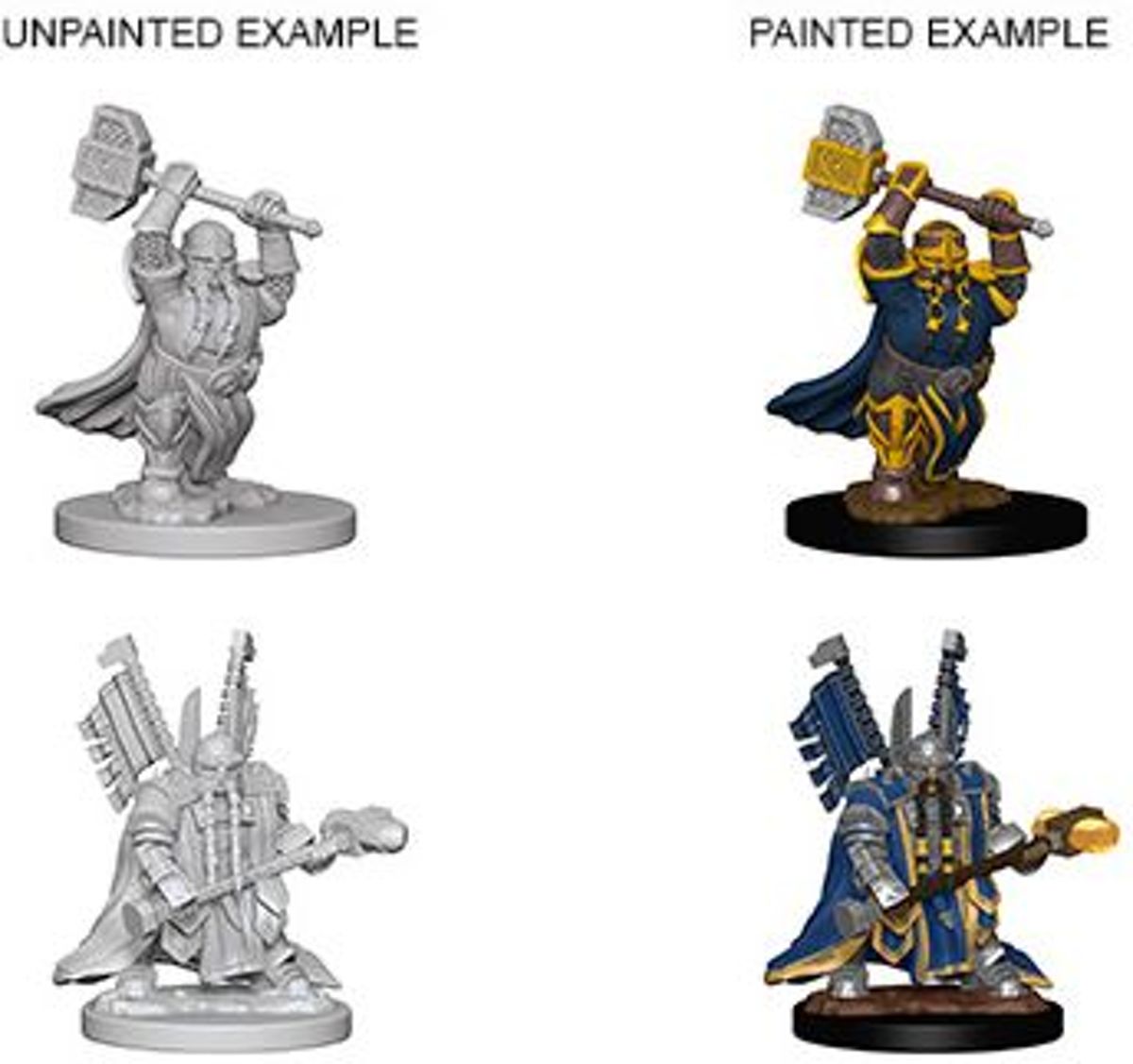 Dungeons and Dragons Nolzurs Marvelous Miniatures: Dwarf Paladin, Male