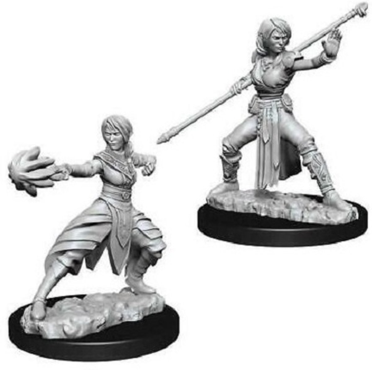 Dungeons and Dragons Nolzurs Marvelous Miniatures:  Half-Elf Monk, Female