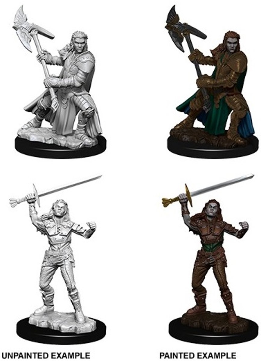 Dungeons and Dragons Nolzurs Marvelous Miniatures: Half-Orce Fighter, Female