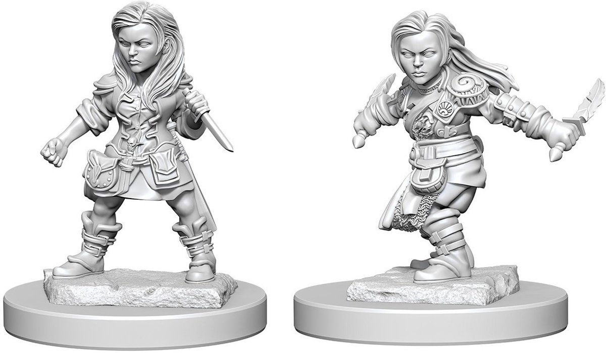 Dungeons and Dragons Nolzurs Marvelous Miniatures: Halfling Rogue Female