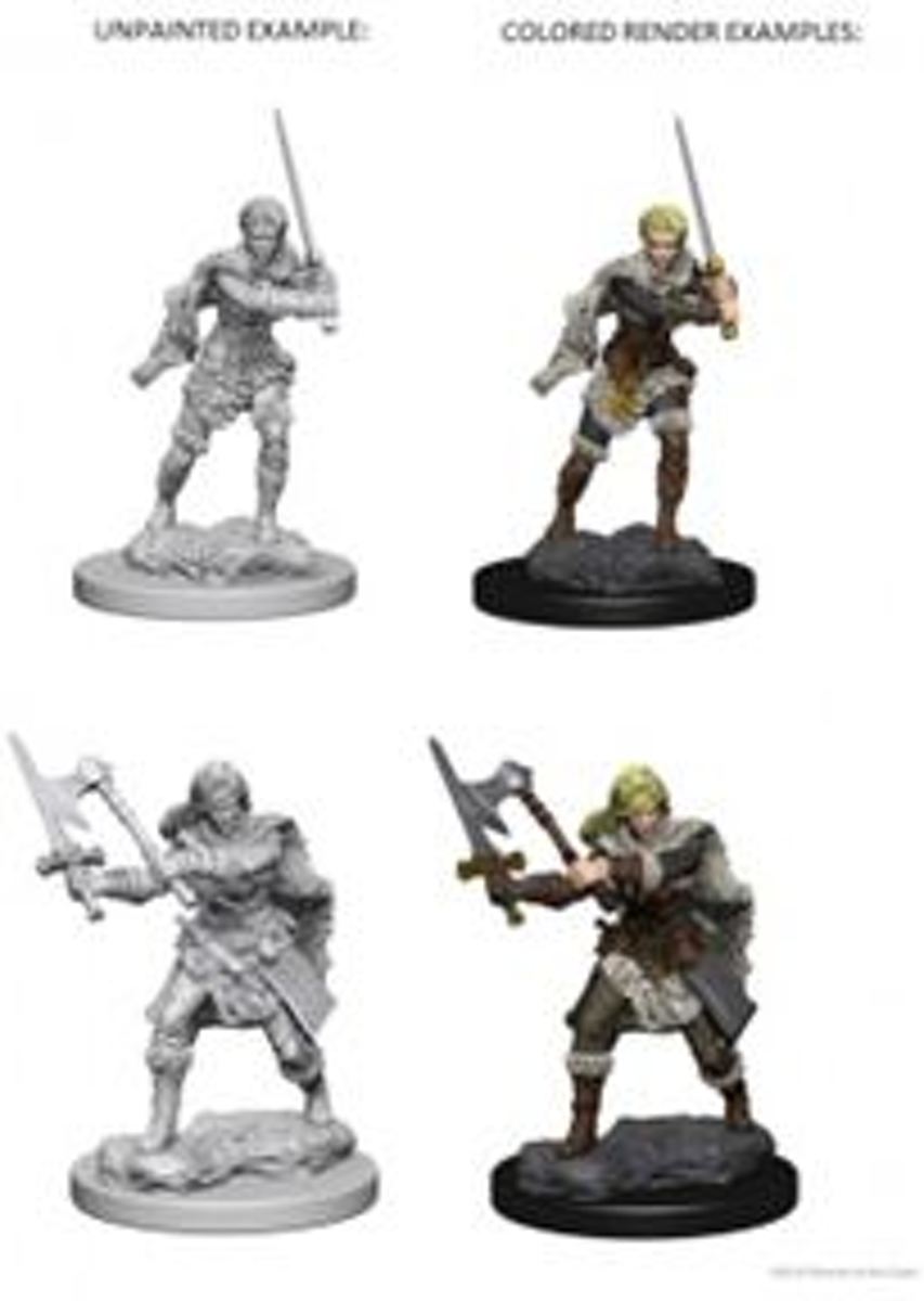 Dungeons and Dragons Nolzurs Marvelous Miniatures: Human Barbarian, Female