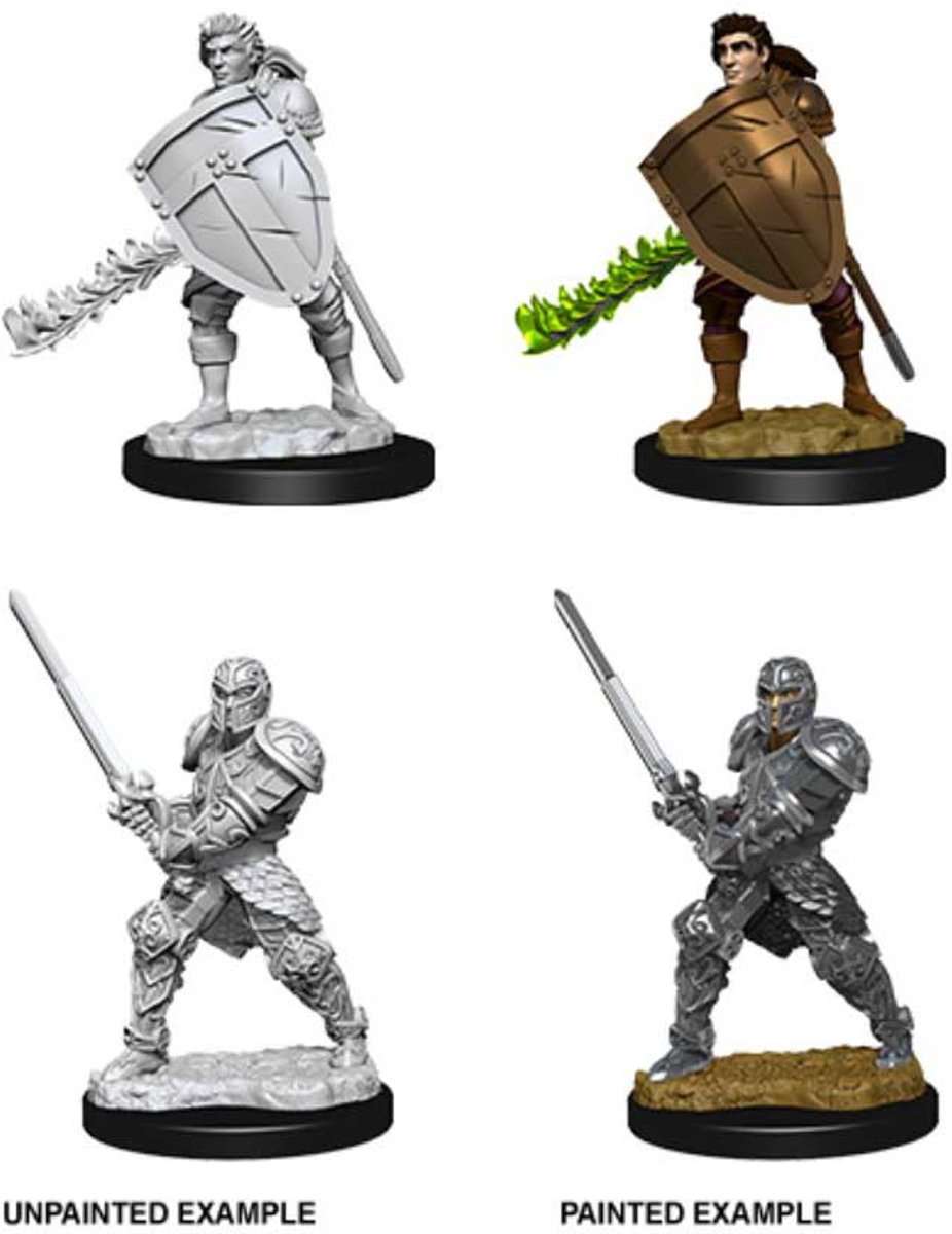 Dungeons and Dragons Nolzurs Marvelous Miniatures: Human Fighter, Male