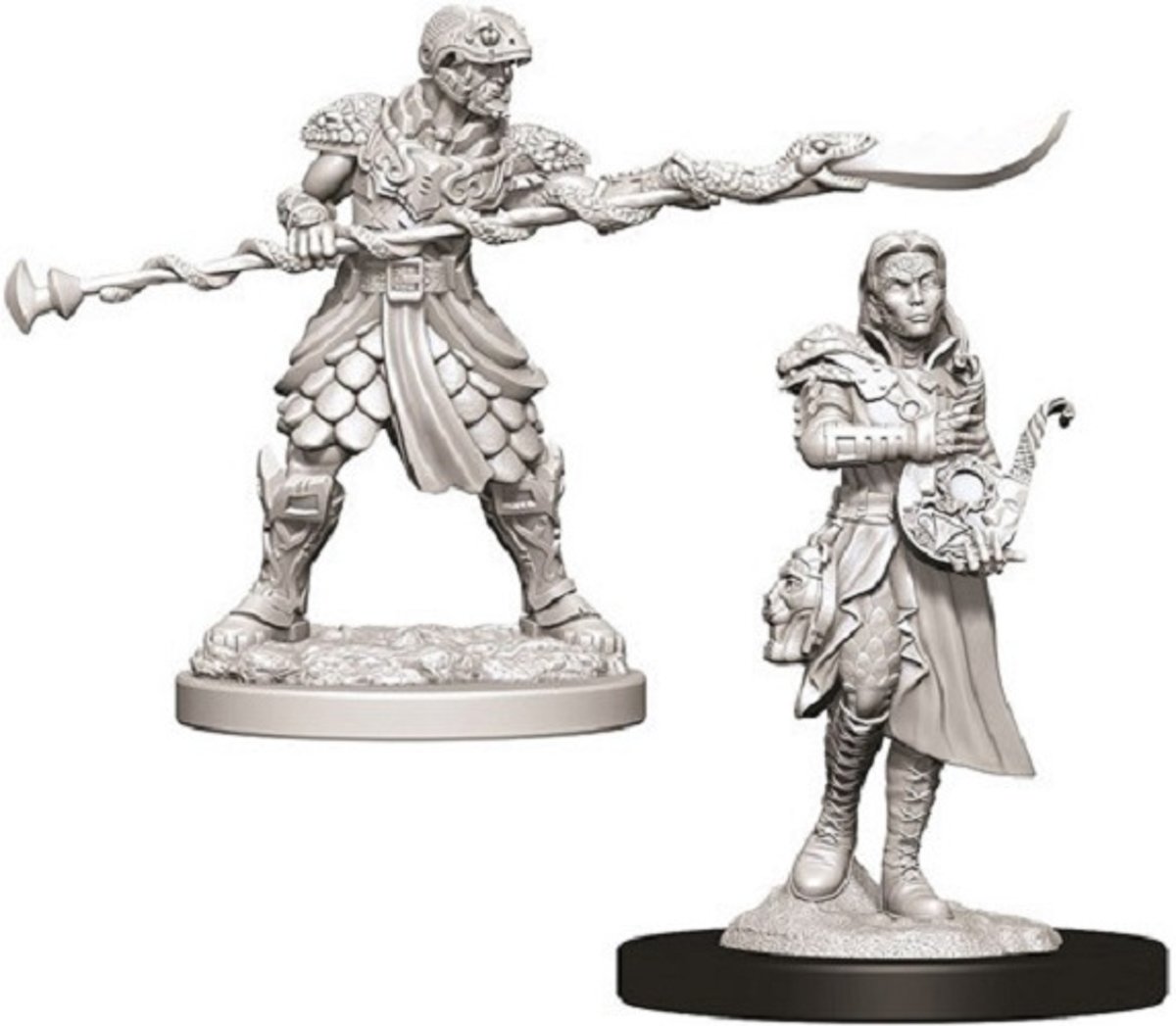 Dungeons and Dragons Nolzurs Marvelous Miniatures:  Yuan-Ti Pureblood Adventurers