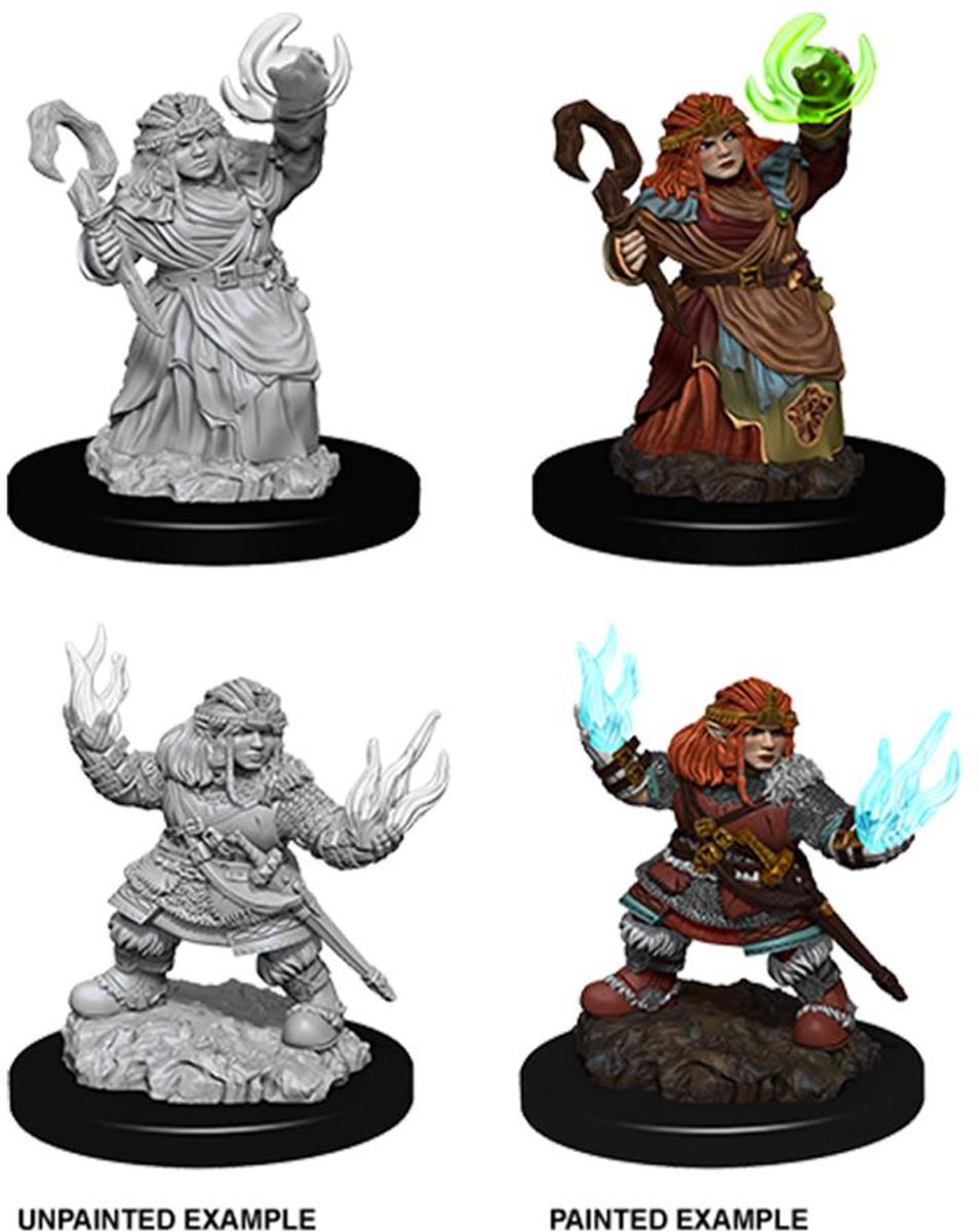 Pathfinder Battles Deep Cuts:  Dwarf Summoner, Female