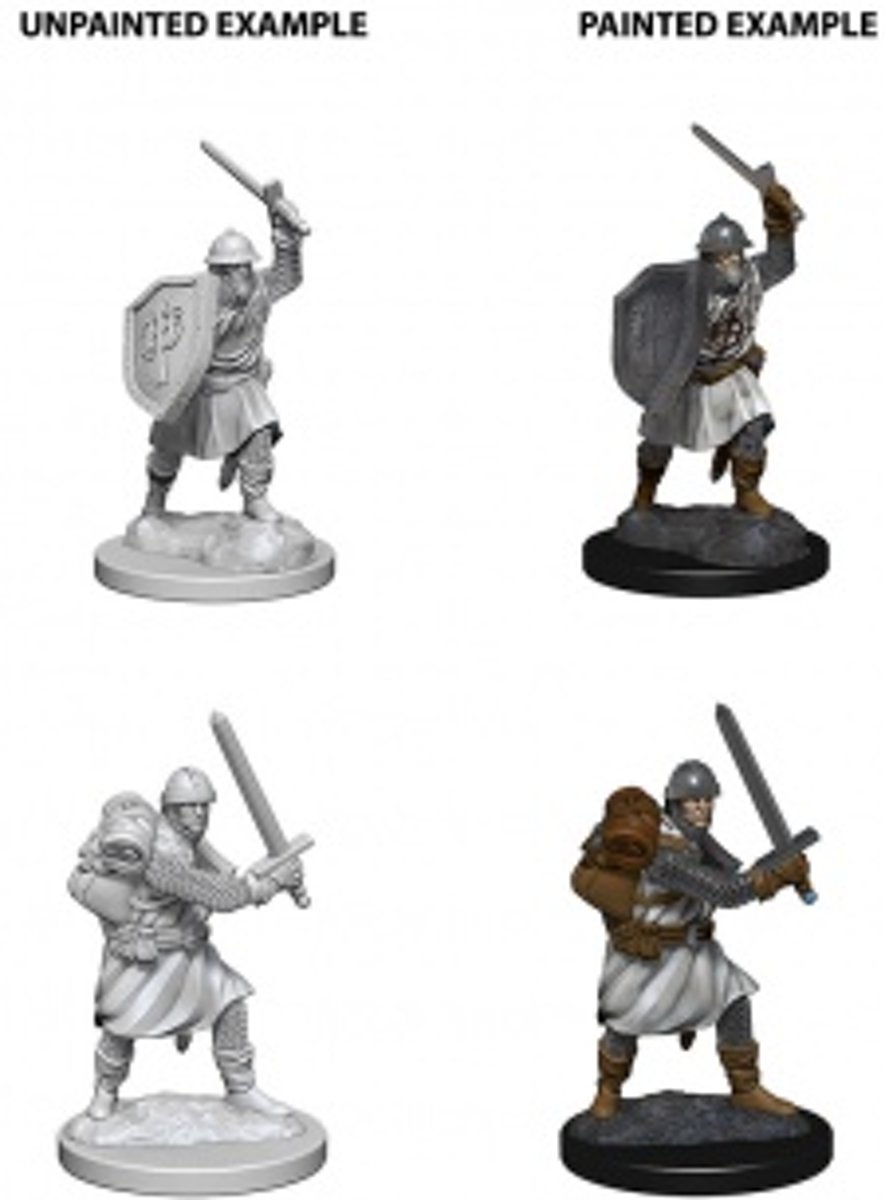 Pathfinder Deep Cuts Unpainted Miniatures - Infantrymen