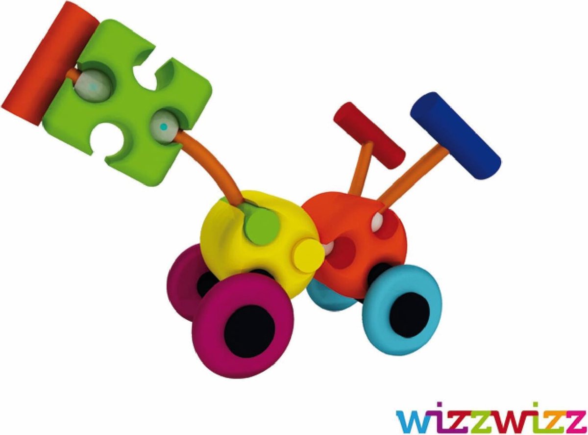 WizzWizz Woody - Speelgoed jongens - Speelgoed meisjes - 2 tot 8 jaar - Speelgoed Baby - Baby speelgoed - Constructie speelgoed - Duurzaam - Hout - Kinder speelgoed