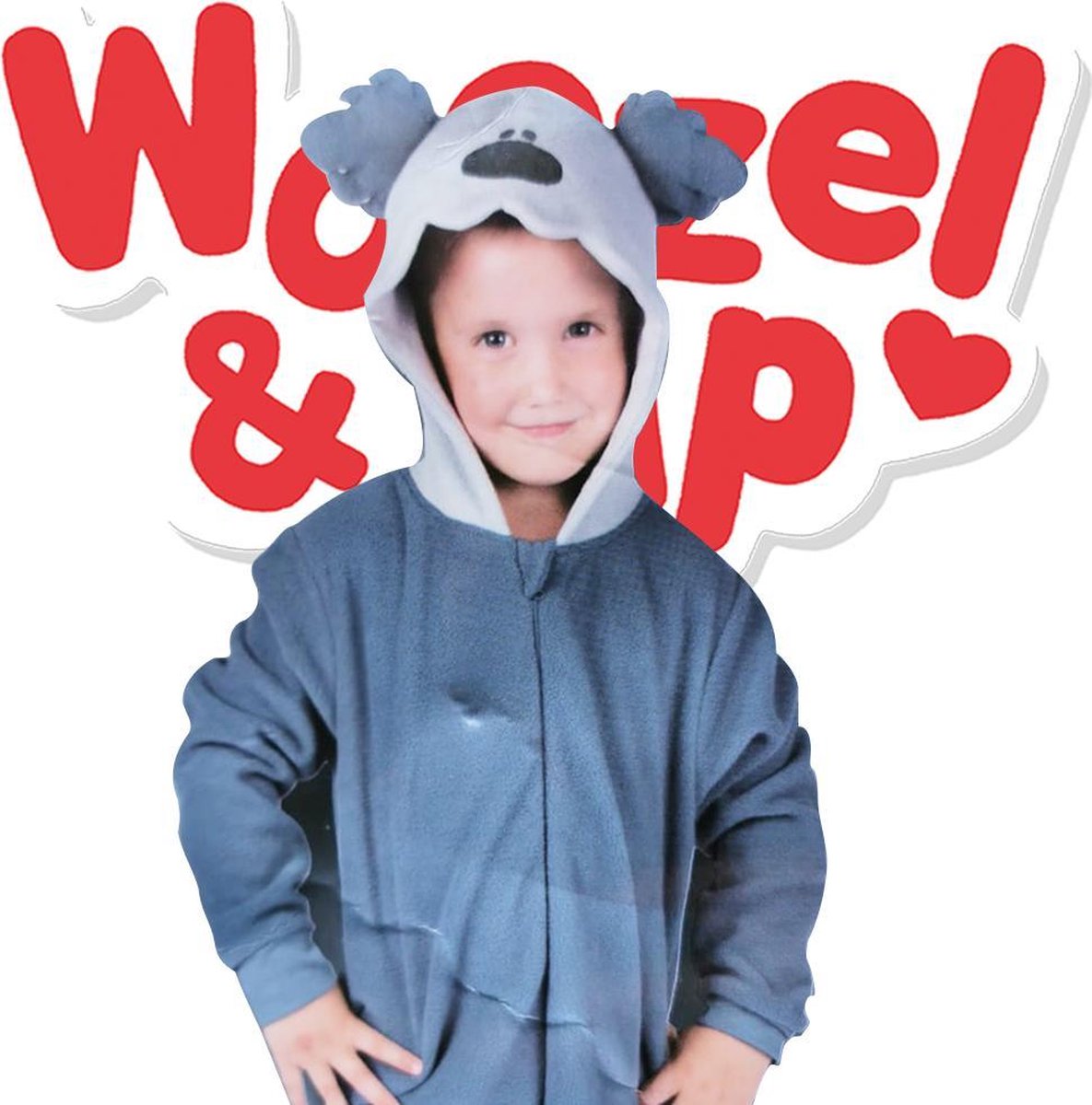 Woezel & Pip Verkleedkleding Onesie Woezel - Maat 104/110