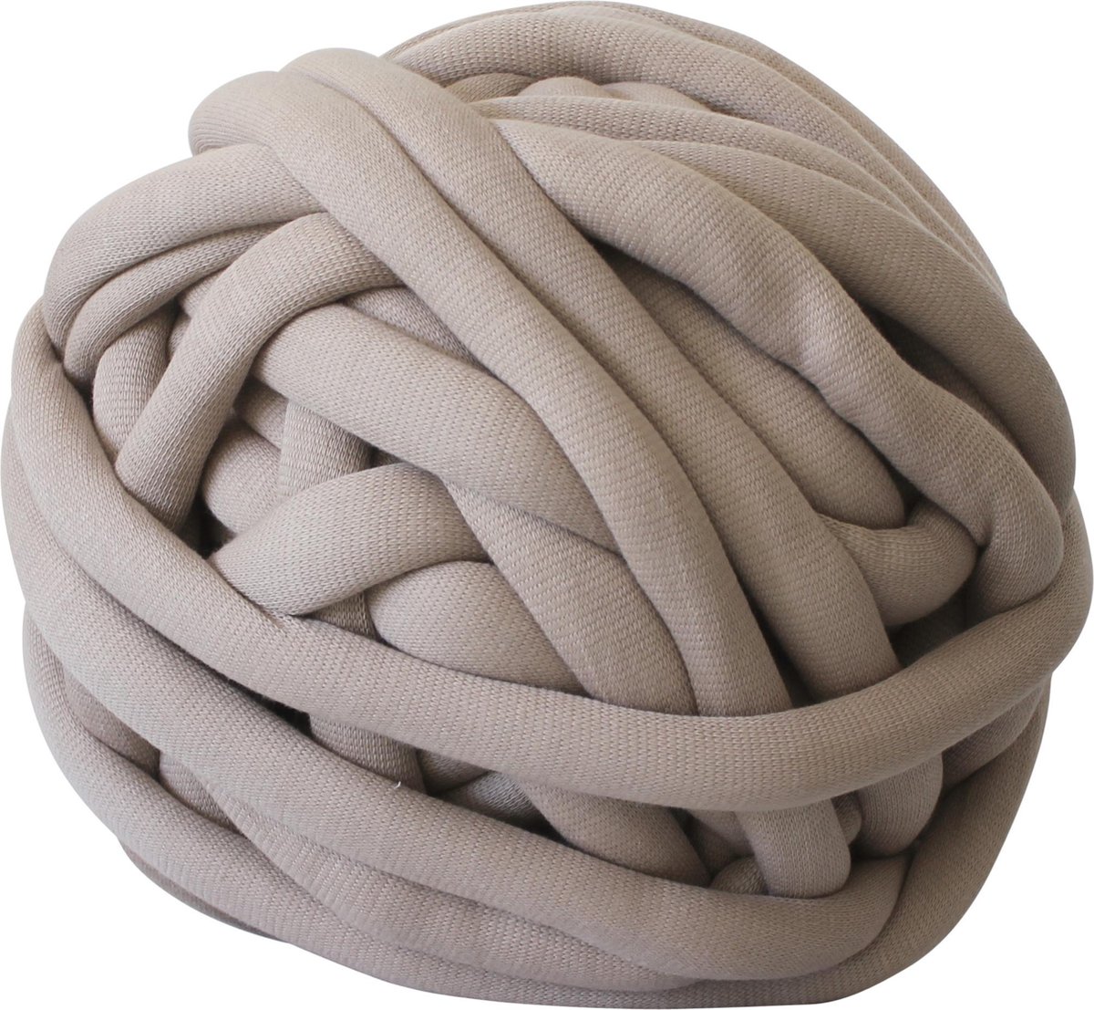 Midi Cotton Taupe - chunky katoen WolletjeBol - Taupe - 18 mm