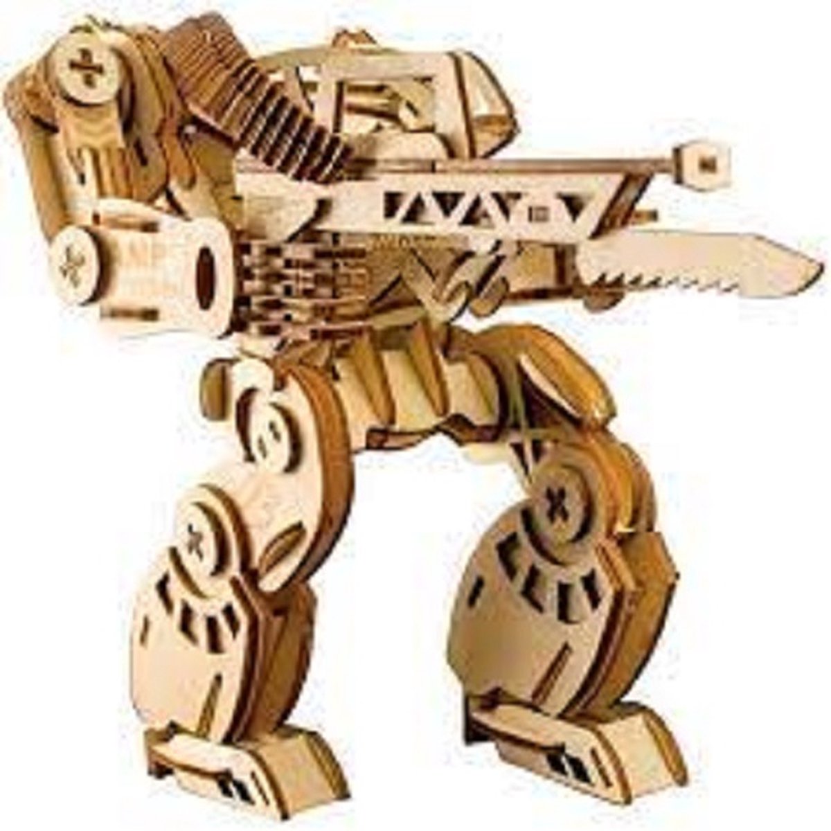 Houten modelbouw - AMP Powersuit - Miniatuurbouw hout- robot