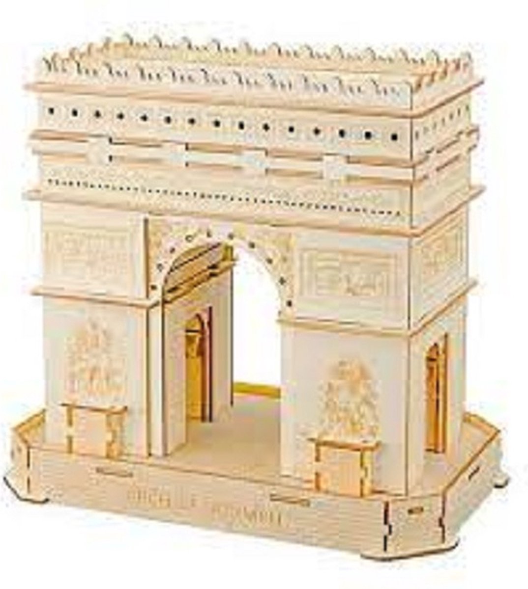 Houten modelbouw - Arc De Triomphe - Miniatuurbouw hout