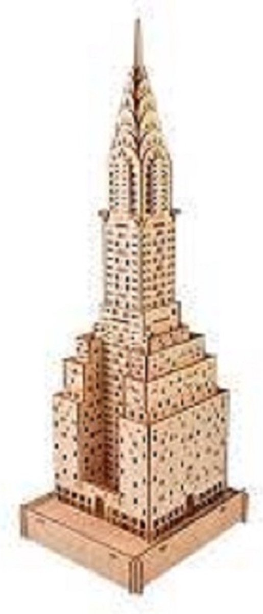 Houten modelbouw - Chrysler Building - Miniatuurbouw hout