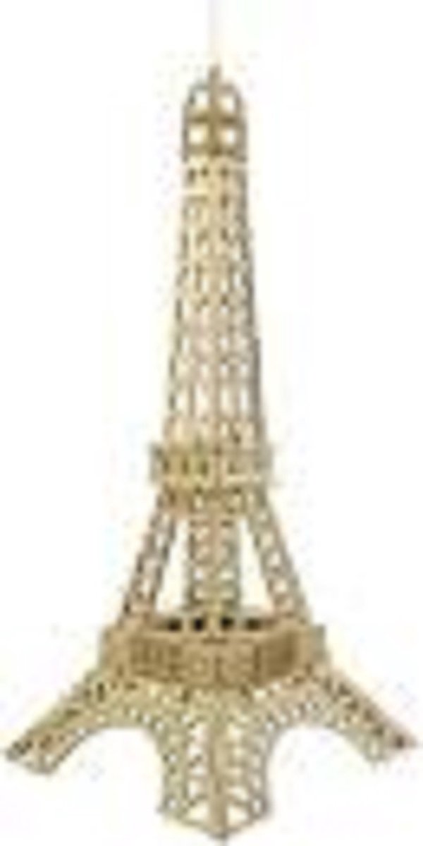 Houten modelbouw - Wooden Puzzle - Miniatuurbouw hout - Eiffeltoren