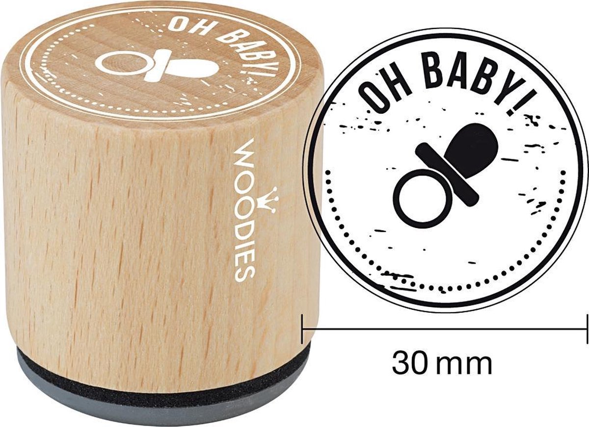 Oh Baby Rubber Stamp (WE6004) (DISCONTINUED)