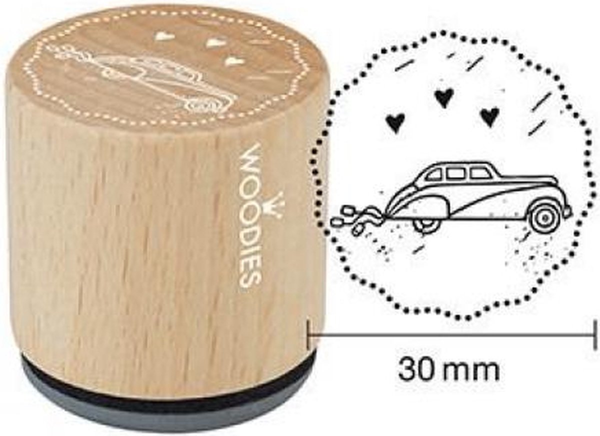 Wedding Car Rubber Stamp (W18002) (DISCONTINUED)