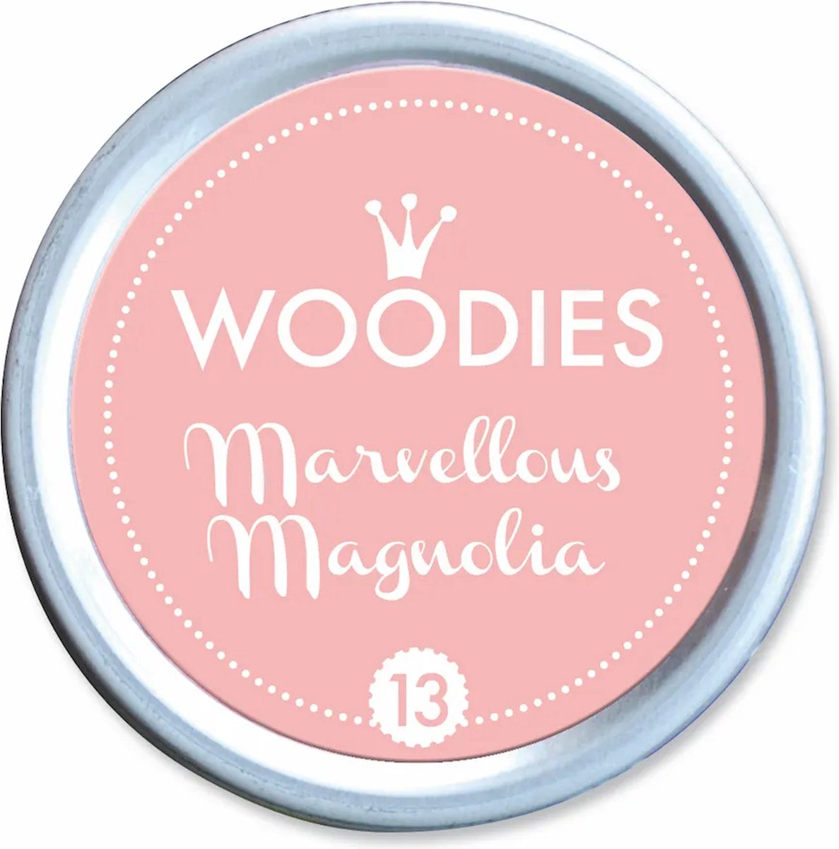 Woodies Stempelkussen-Inktpad-Inktkussen-Marvellous Magnolia-Stempelen-Kaarten maken-Scrapbook-Knutselen-Hobby-DIY