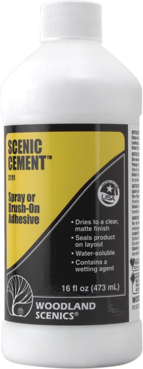 Woodland Scenics - Cement voor modelbouw - wit - 473ml