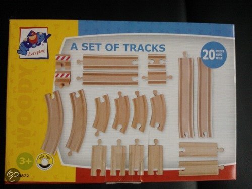 Woody 20 dlg. Set treinrails