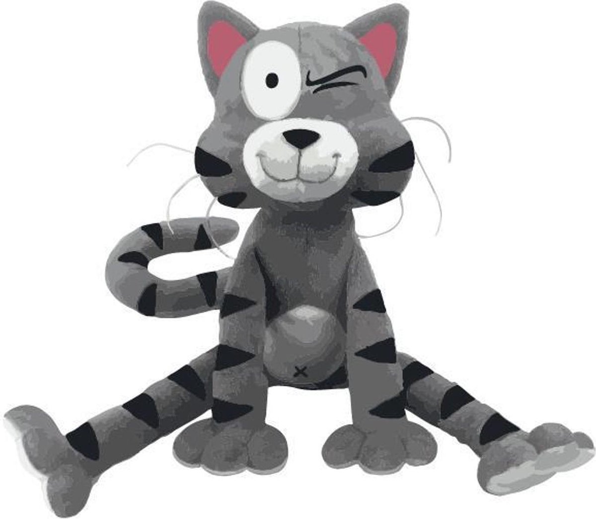 Woody - knuffel groot Kat - 50cm – 202-1-GTO-V/020